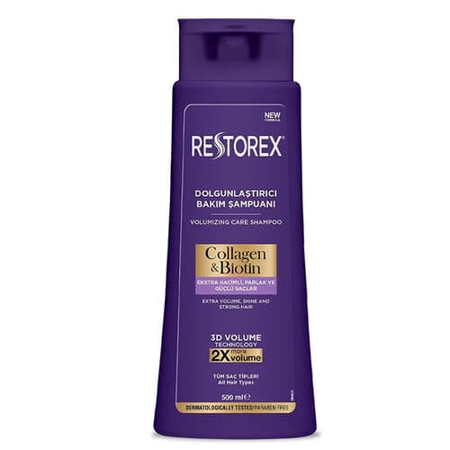 Restorex Volumizing Hair Care Shampoo For All Hair Types 500ml