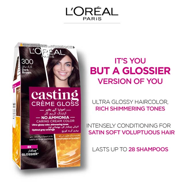 L'Oréal Paris Casting Creme Gloss - 300 Darkest Brown