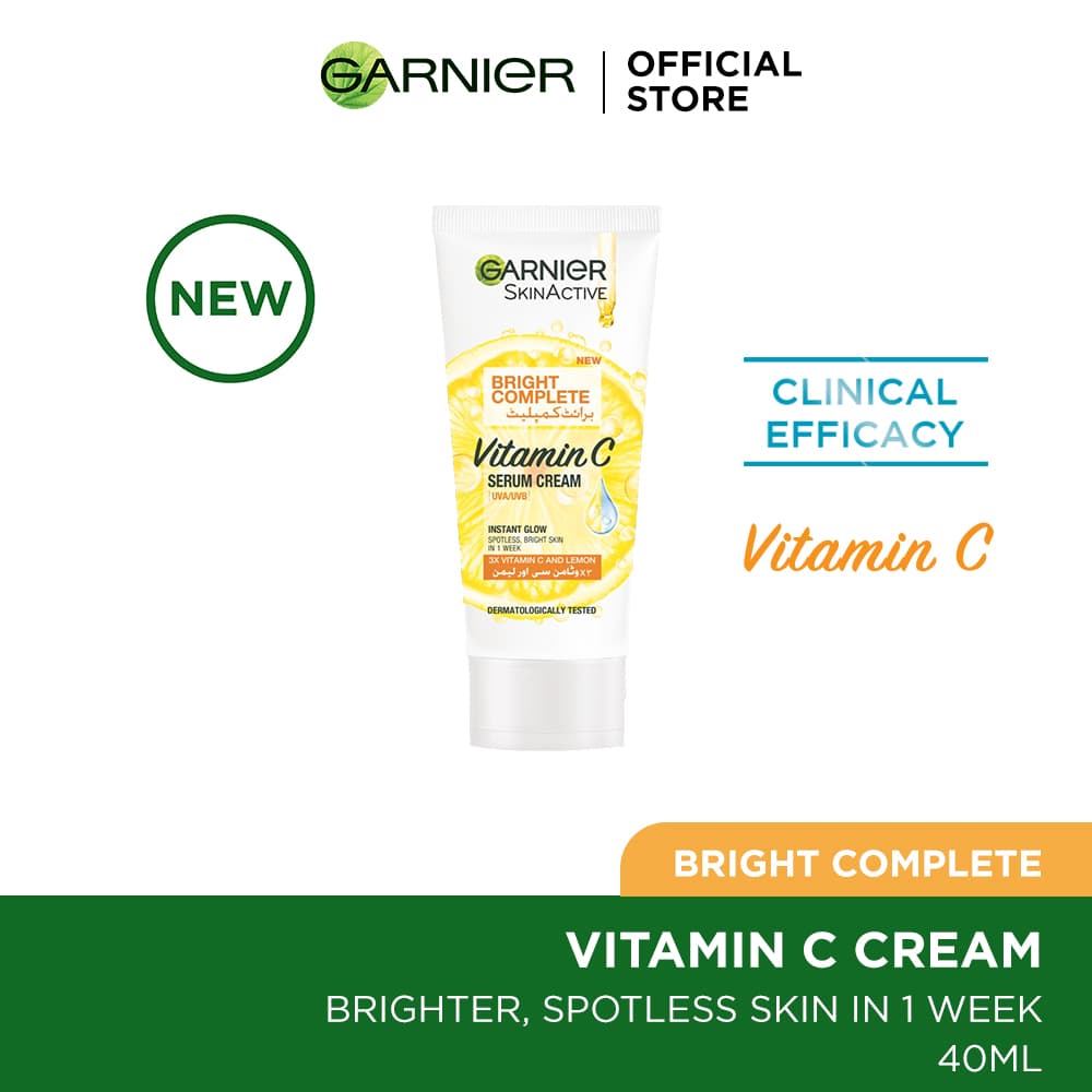 Garnier Skin Active Bright Complete Cream 40ml For Brighter Skin