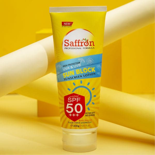 Saffron Sun Block Spf50+ 200g