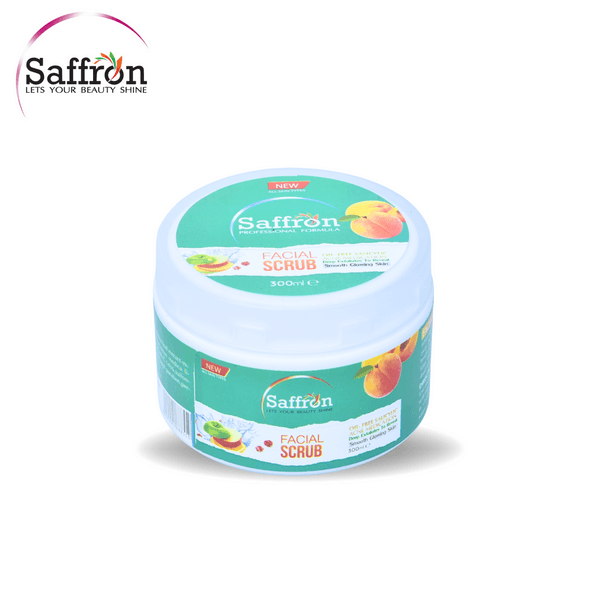 Saffron Whitening Facial Scrub Jar 300ml