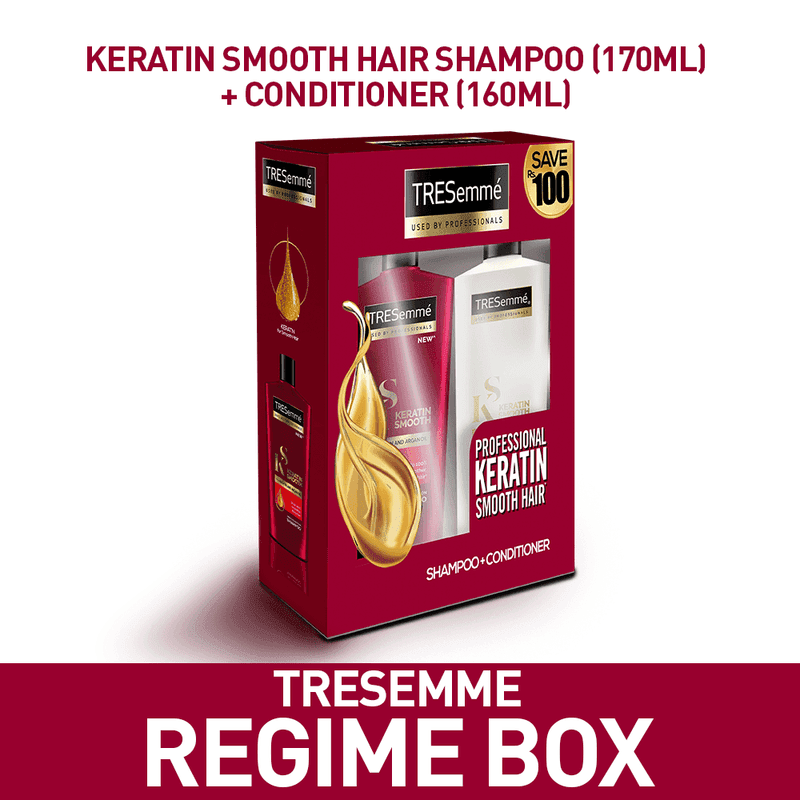 Tresemme Keratin Shampoo 170ml & Conditioner 160ml Pair Pack