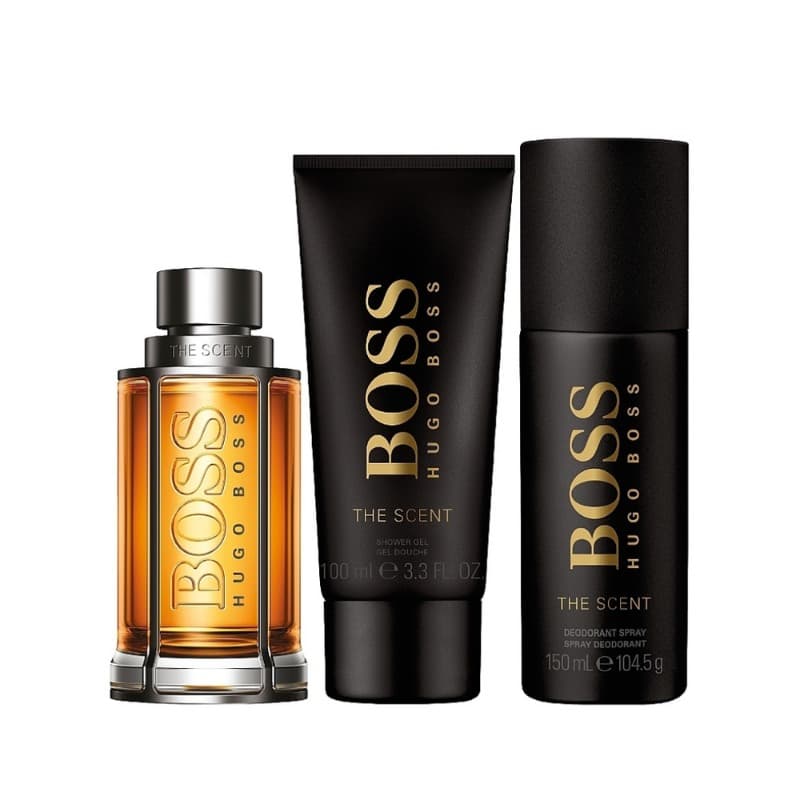 Hugo Boss The Scent For Men Set EDT 100Ml+Deo 150ml+Shower Gel 100Ml