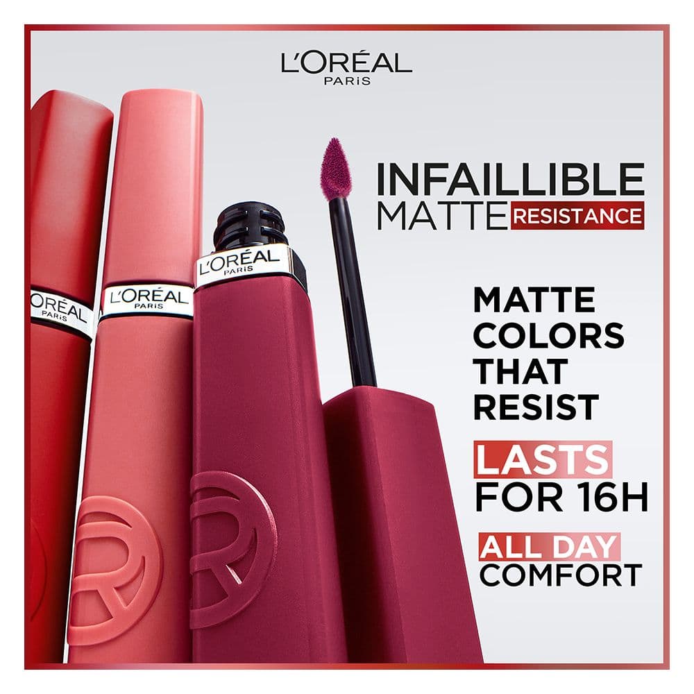 L'Oreal Paris Infallible Matte Resistance Liquid Lipstick