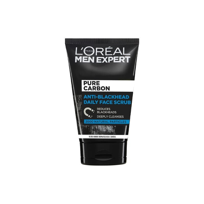 Loreal Pure Carbon Anti-Blackhead Daily Face Scrub 100ml