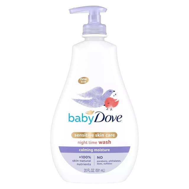 Dove Calming Moisture Baby Body Wash Sensitive Skin 591ml