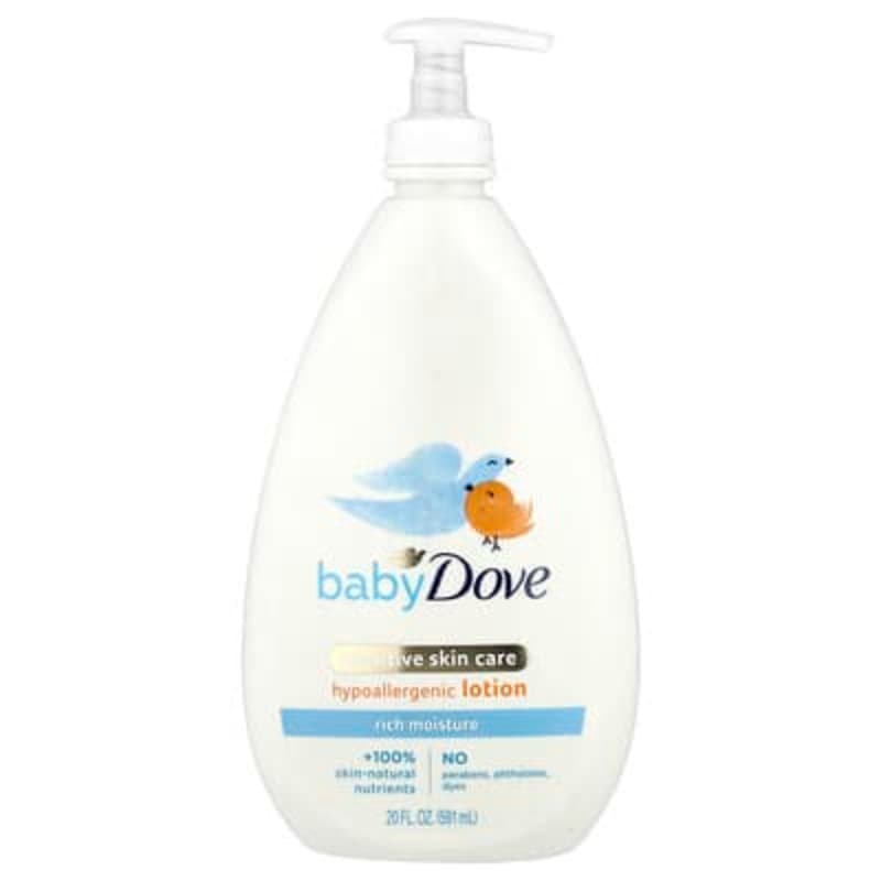 Dove Baby Sensitive Skin Care Hypoallergenic Lotion 591ml