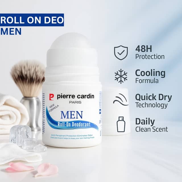 Pierre Cardin Paris Roll On Deodorant For Men 50ml