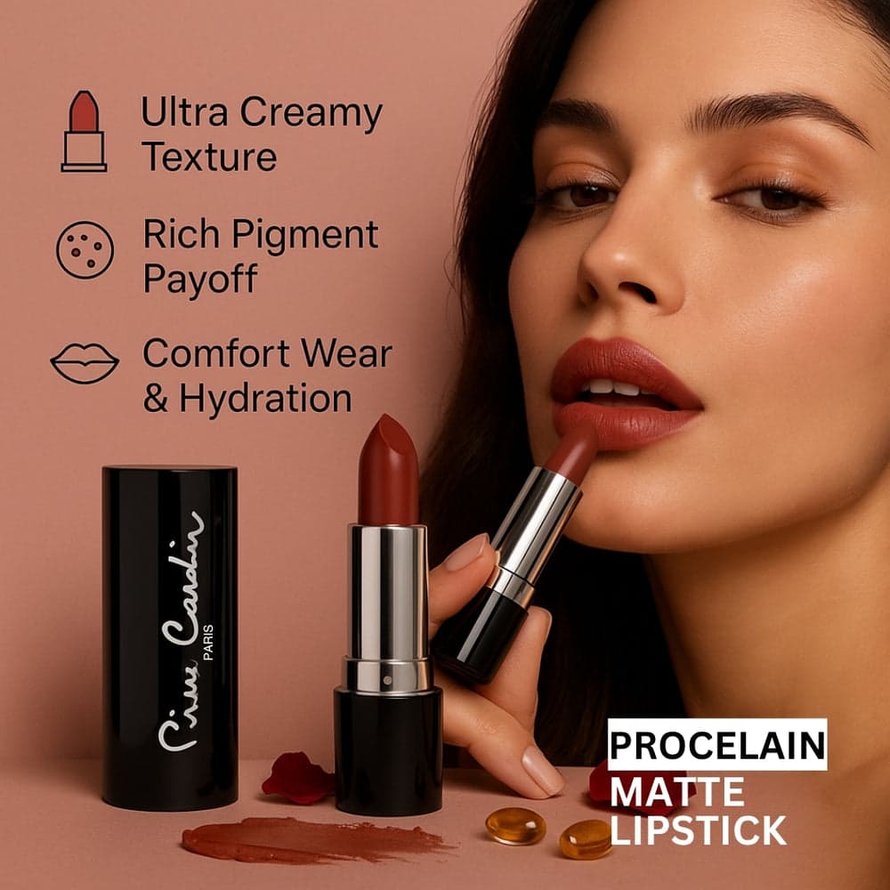Pierre Cardin Paris Porcelain Matte Edition Lipstick