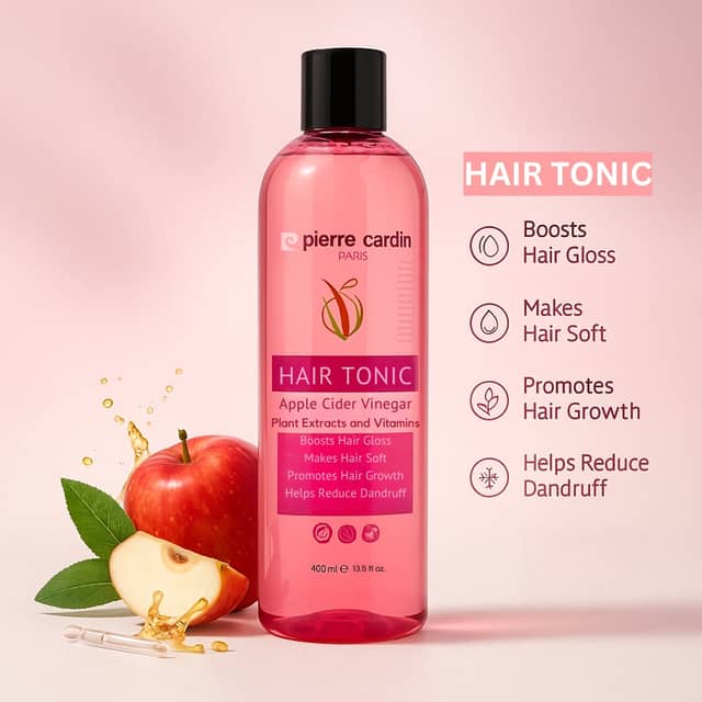 Pierre Cardin Paris Hair Tonic With Apple Cider Vinegar 400ml