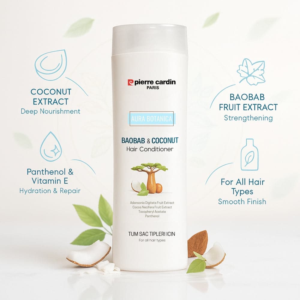 Pierre Cardin Paris Aura Botanica Baobab & Coconut Conditioner 360ml