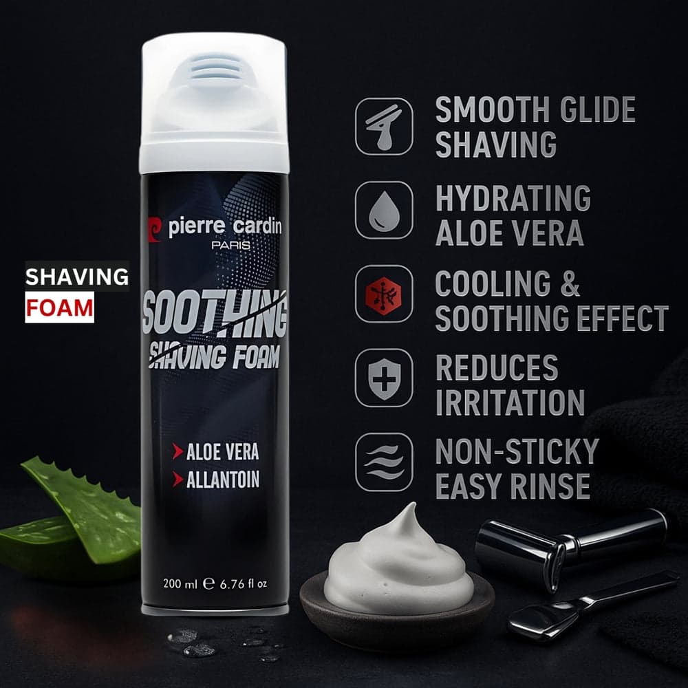 Pierre Cardin Paris Men Soothing Shaving Foam 200ml