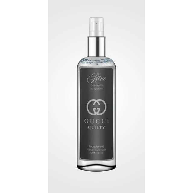 Gucci Guilty Pour Homme By Reve Fragrances Body Mist 125ml