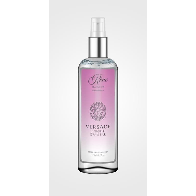 Versace Bright Crystal Body Mist By Reve Fragrances 125ml