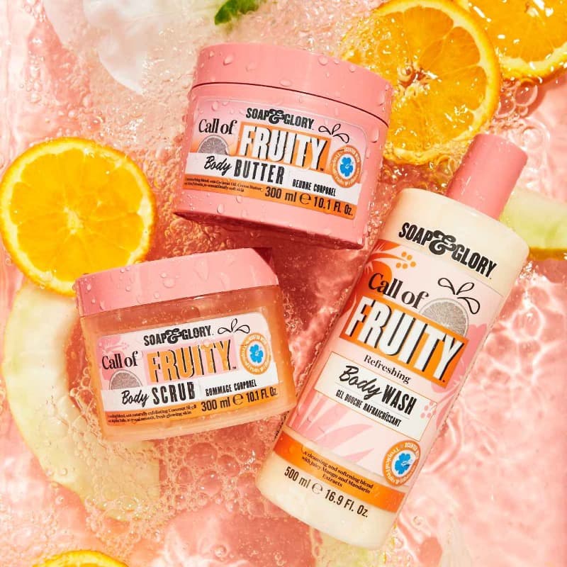 Soap & Glory You Better Pink Body Butter,Fragrance Spritz & Body Wash Set