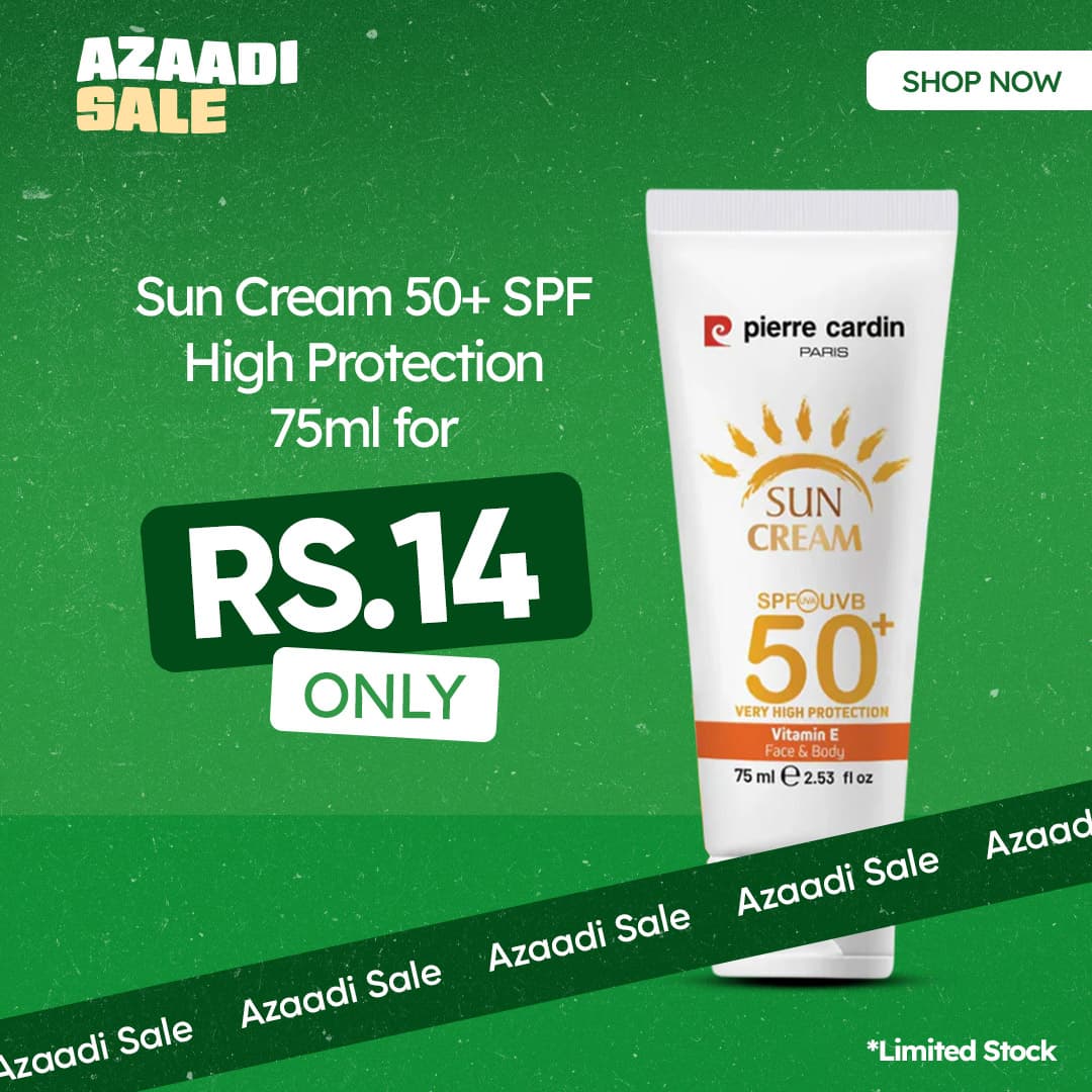 Pierre Cardin Sun Cream 50+ SPF High Protection 75ml