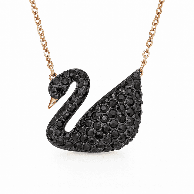 Kushim Black Swan Necklace