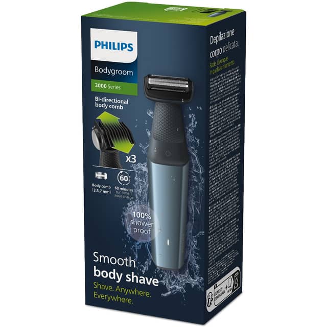 Philips BG3027/03 Bodygroom Series 3000 Shower Proof Groin And Body Trimmer