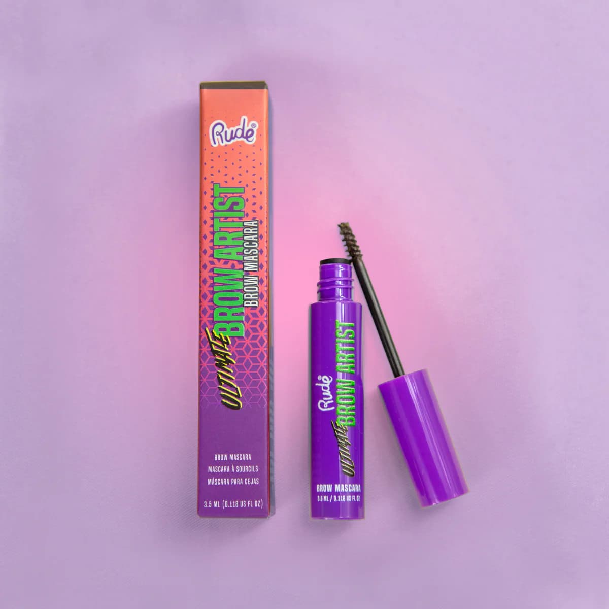 Rude Ultimate Brow Artist Brow Mascara - TESTER