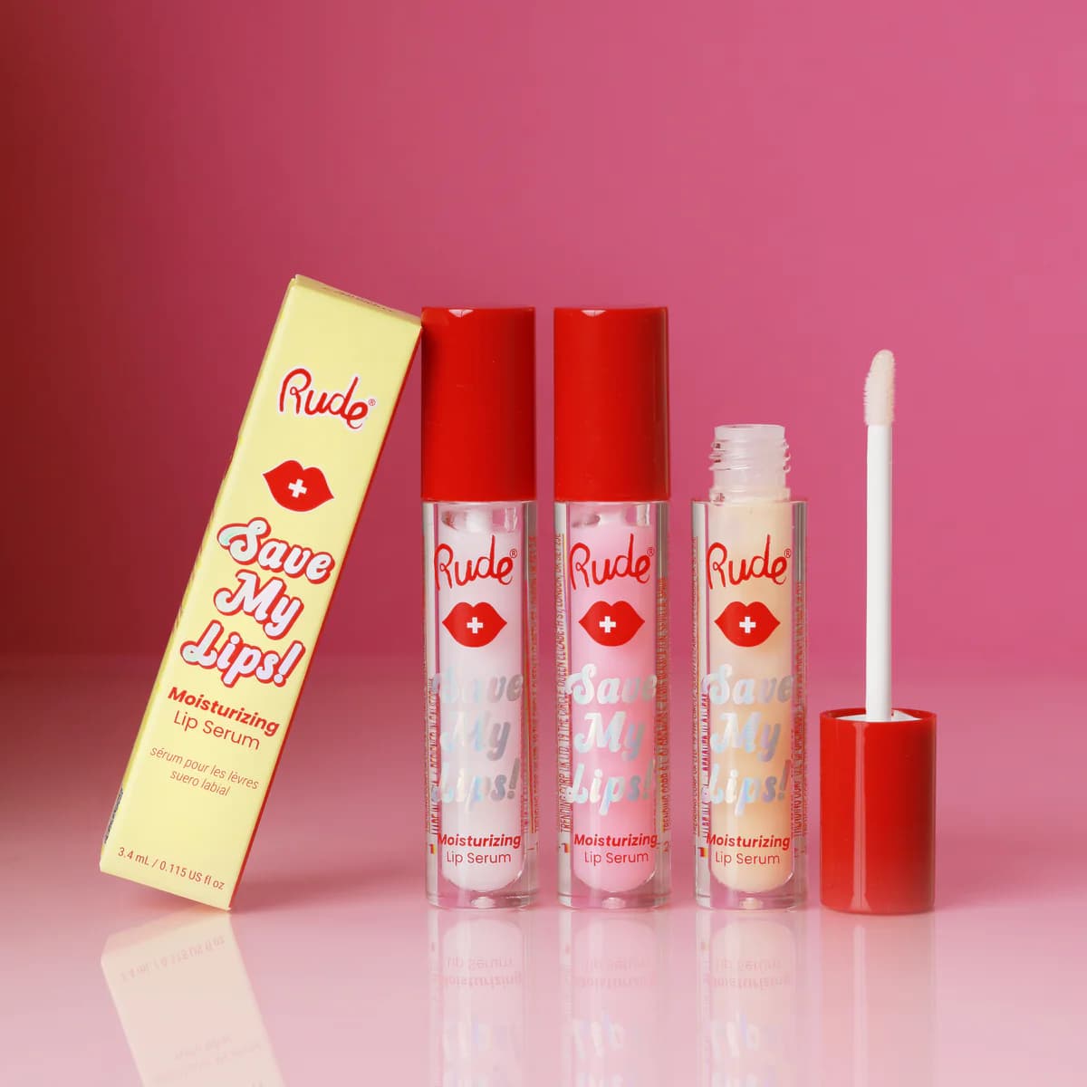 Rude Save My Lips Moisturizing Lip Serum - TESTER