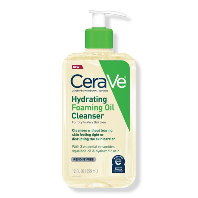 CeraVe Hydrating Foaming Oil Cleanser For Dry To Very Dry Skin 355ml