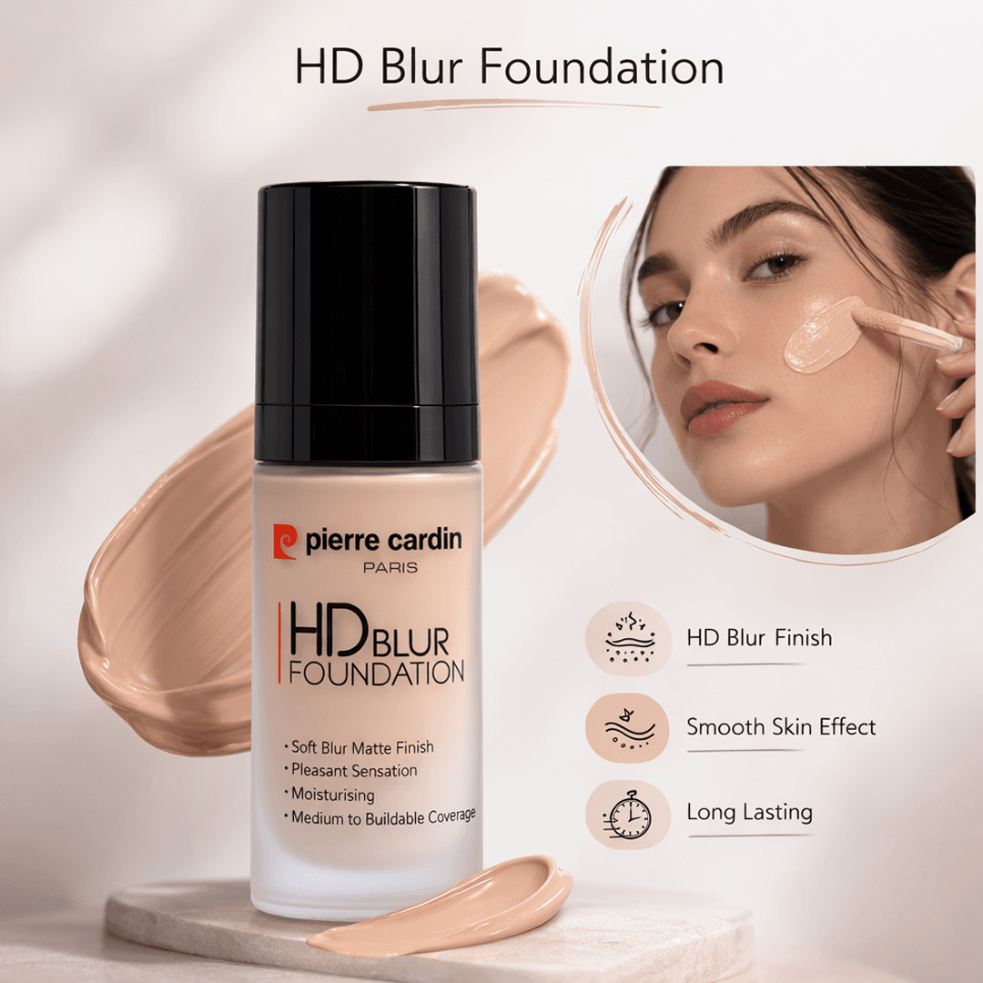 Pierre Cardin Paris HD Blur Foundation - TESTER