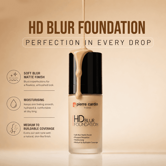 Pierre Cardin Paris HD Blur Foundation