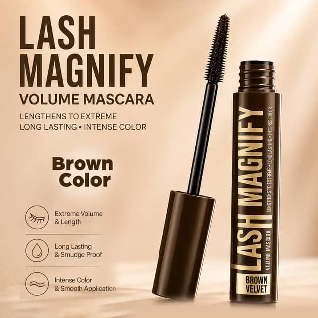Pierre Cardin Lash Magnify Volume Mascara Brown