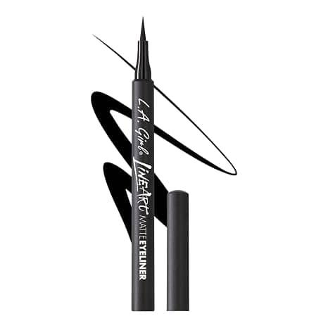 L.A. Girl Line Art Matte Eyeliner, Intense Black