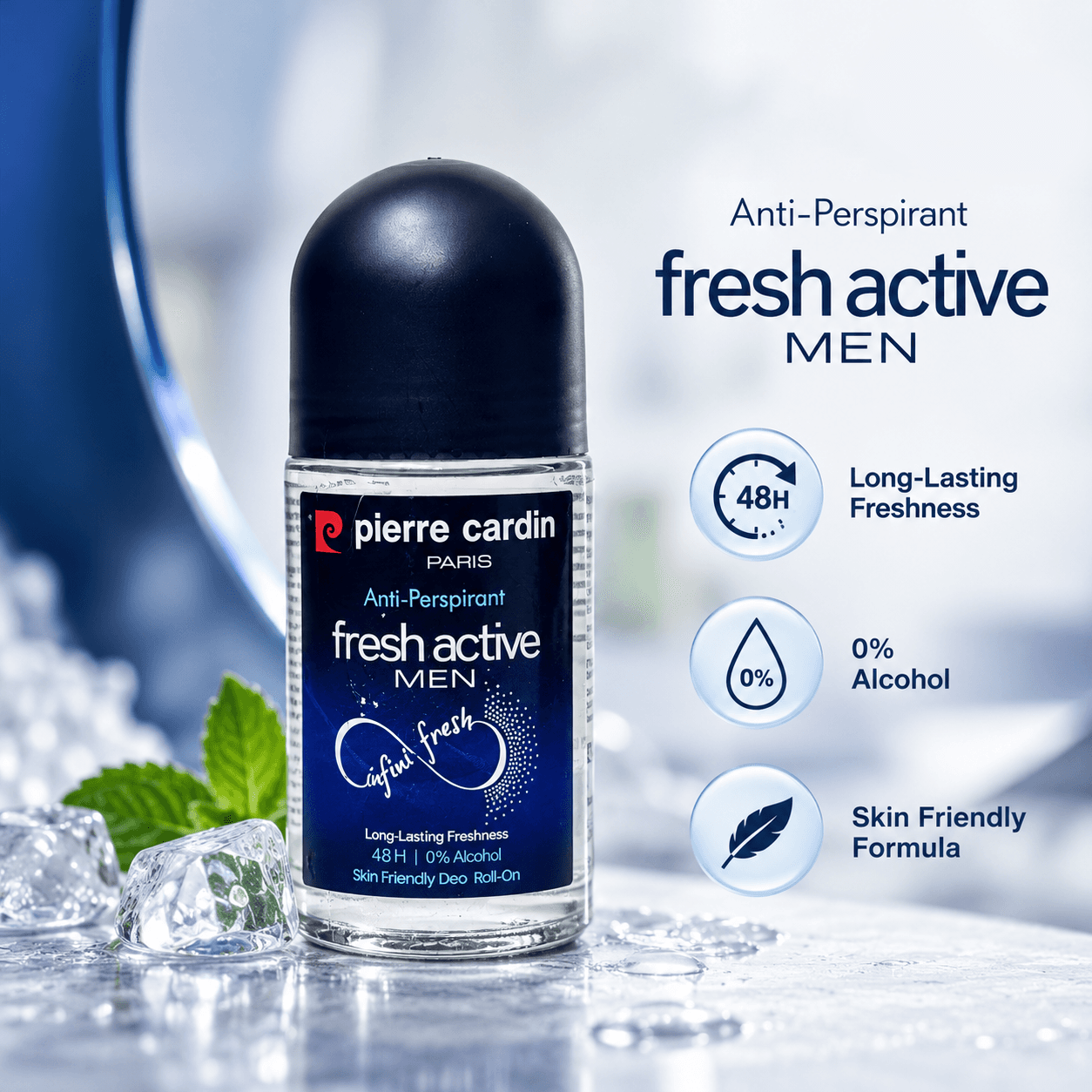 Pierre Cardin Paris Anti-Perspirant Roll-On For Men