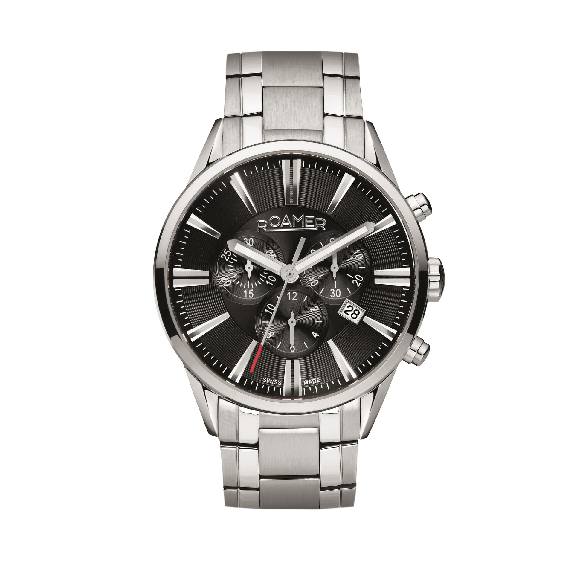 Roamer Gents Quartz Stainless Steel Watch 508837 41 55 50 Black