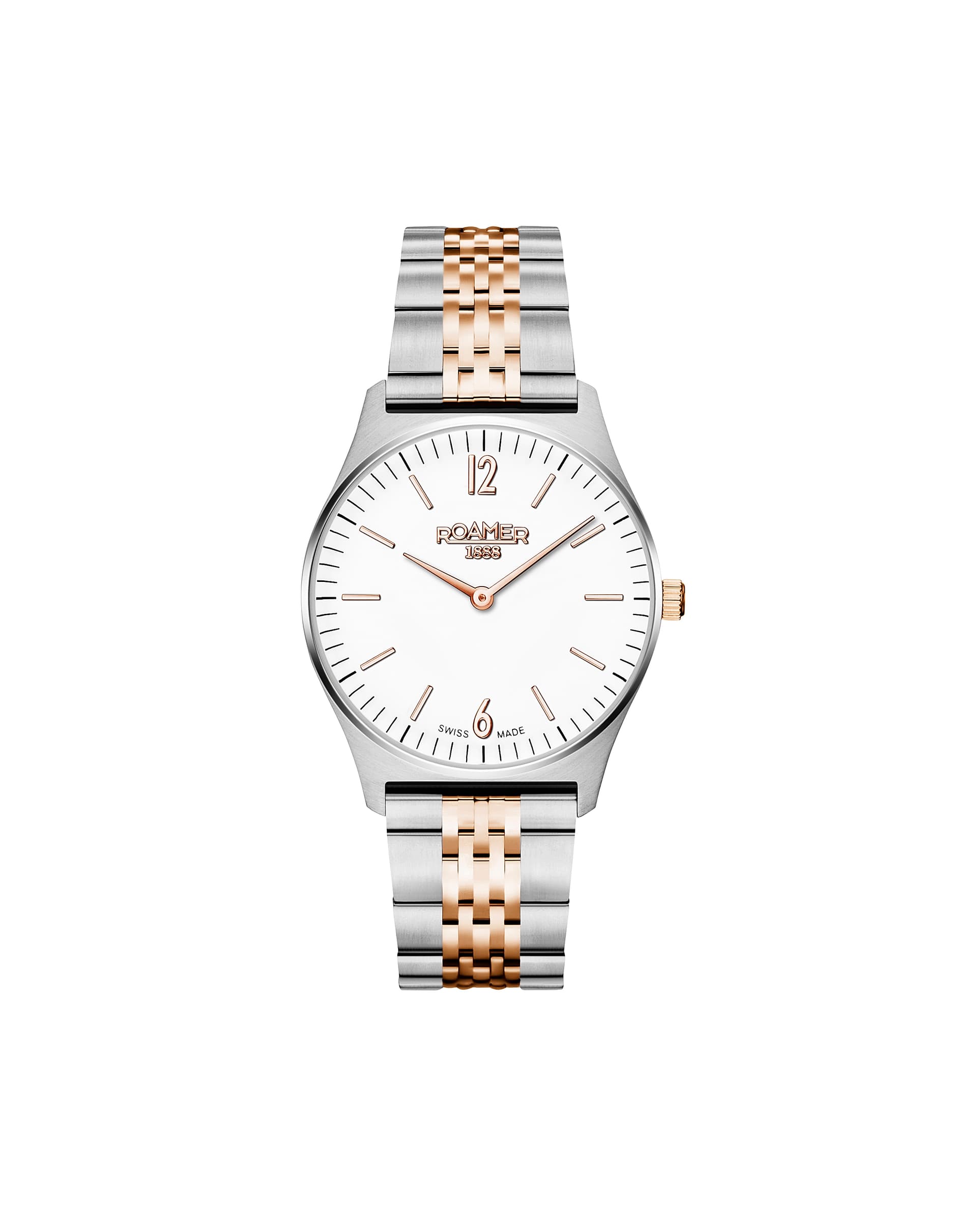 Roamer Gents Quartz Stainless Steel Watch 650815 41 35 50 White