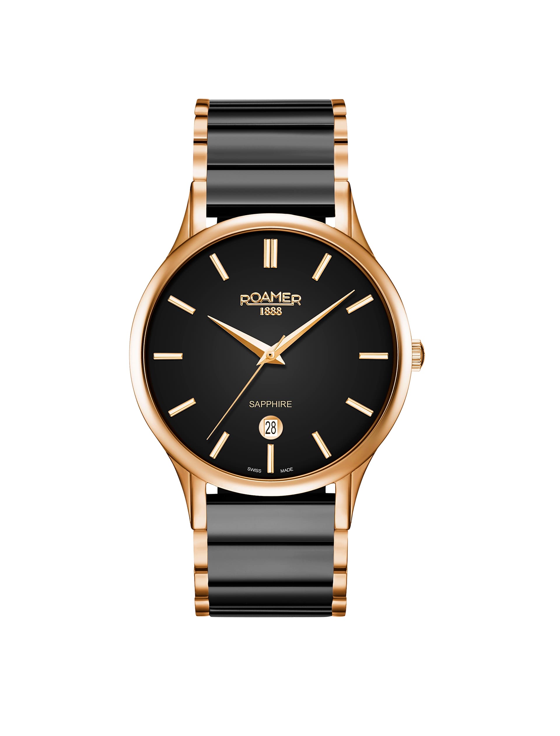 Roamer Gents Quartz Stainless Steel Watch 657833 49 55 60 Black