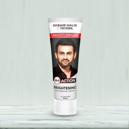 Shoaib Malik by Truly Komal 6 In 1 Action Brightening Moisturizing Cream 30ml