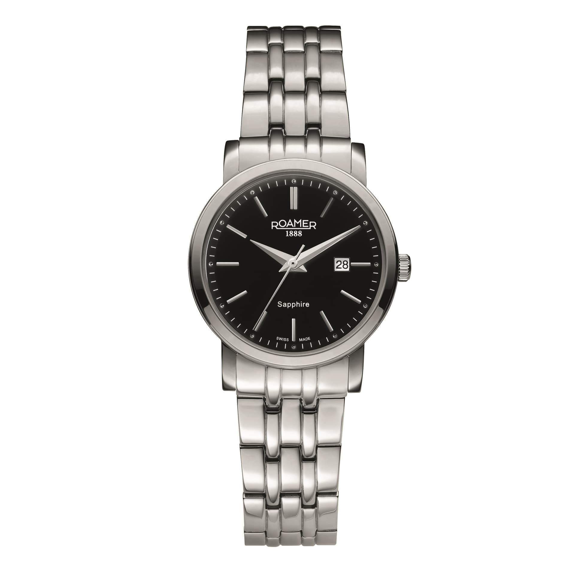 Roamer Ladies Quartz Stainless Steel Watch 709844 41 55 70 Black