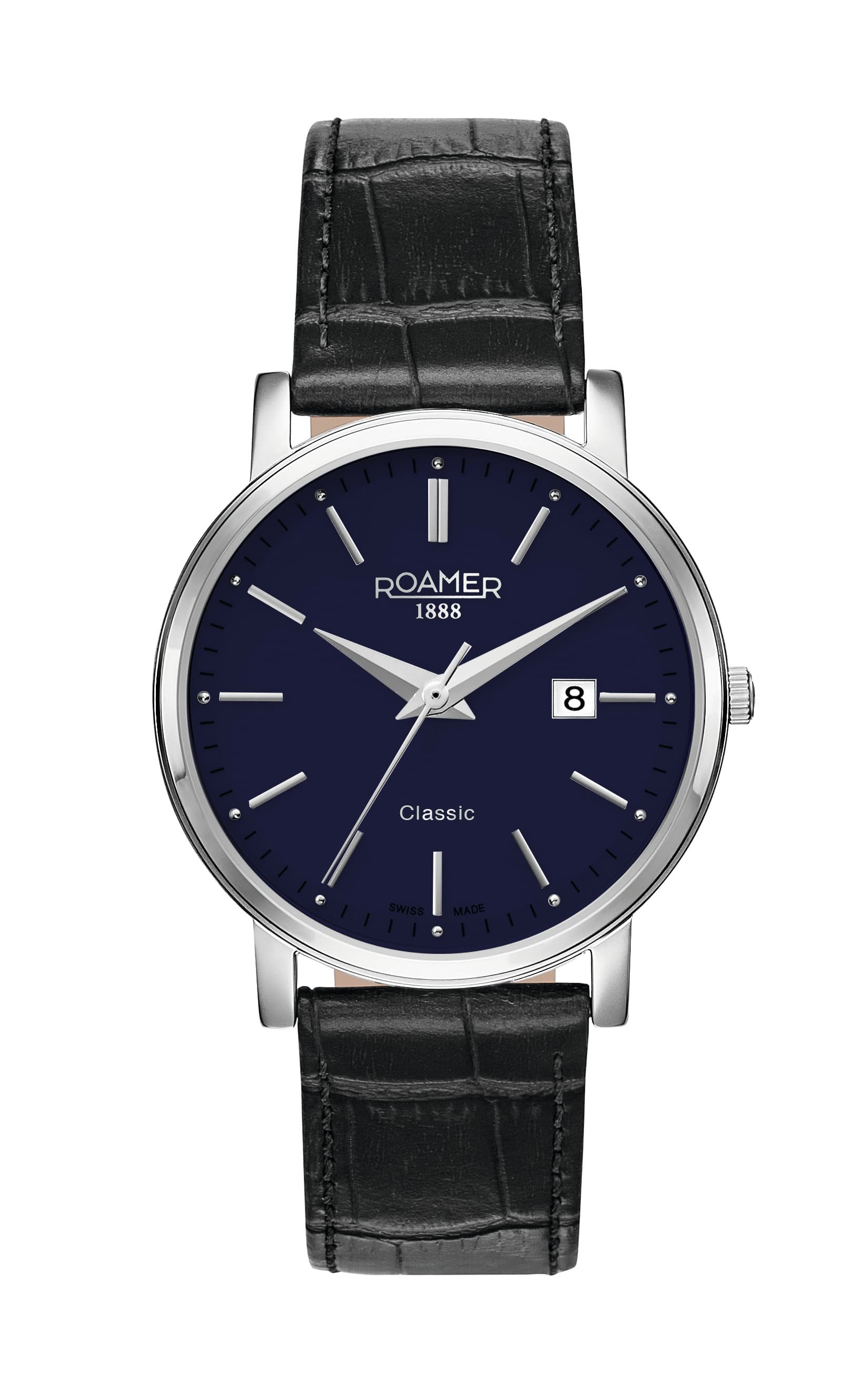Roamer Gents Quartz Genuine Leather Watch 709856 41 45 07 Blue