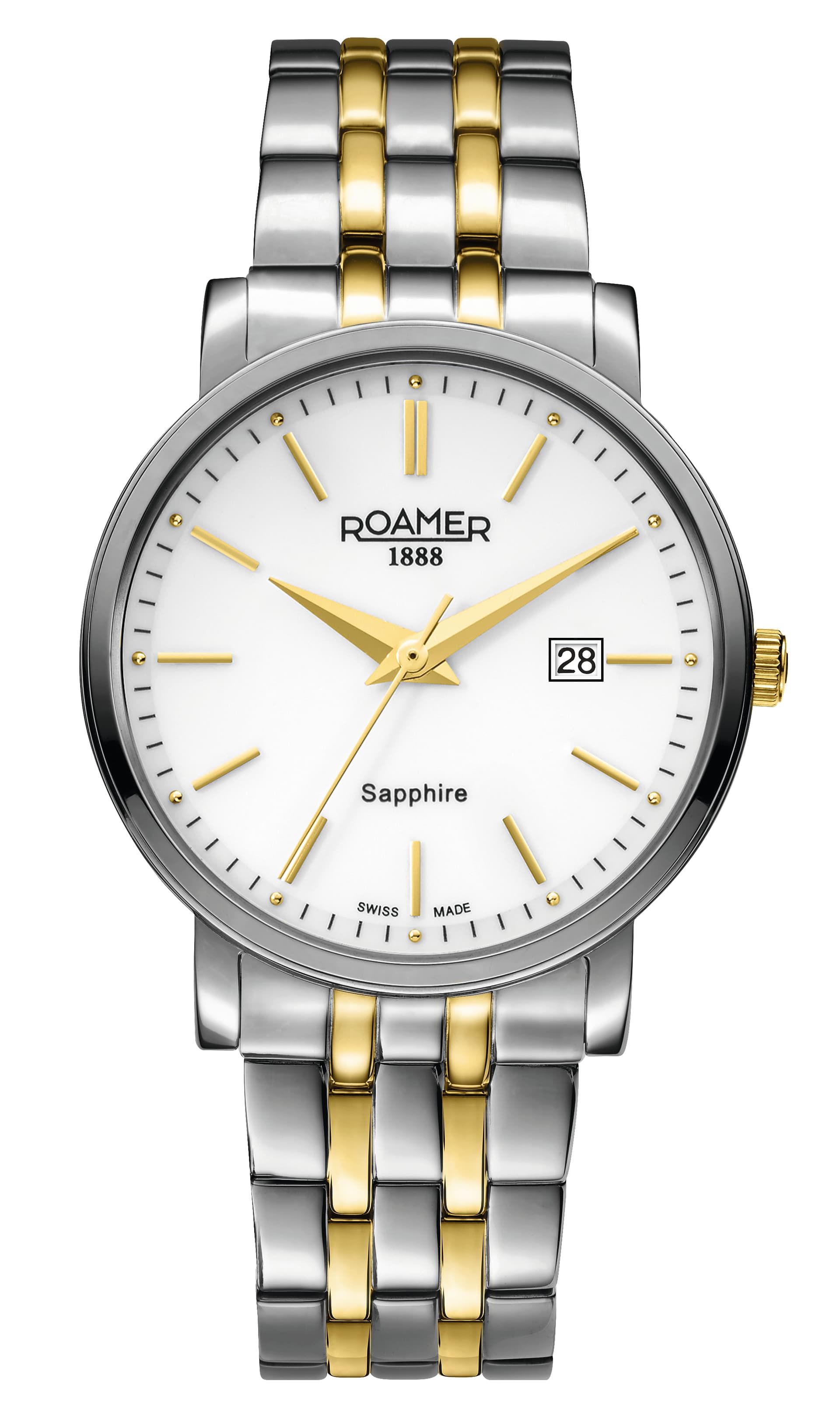 Roamer Gents Quartz Stainless Steel Watch 709856 47 25 70 White