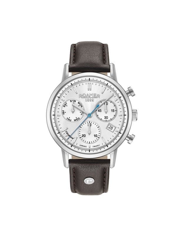 Roamer Gents Quartz Genuine Leather Watch 975819 49 15 09 White