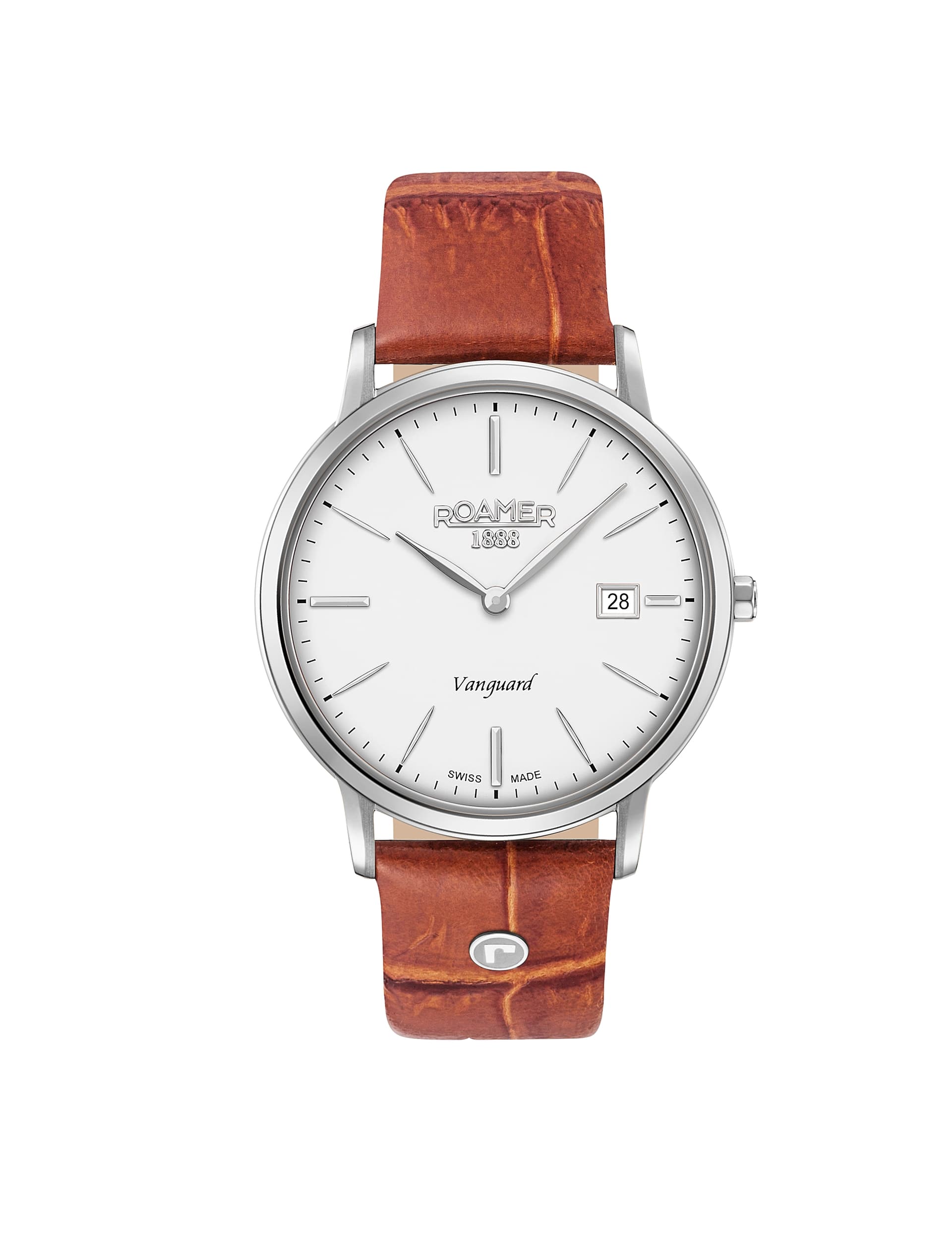 Roamer Gents Quartz Genuine Leather Watch 979809 41 25 09 White