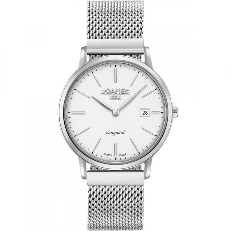 Roamer Gents Quartz Stainless Steel Watch 979809 41 25 90 White