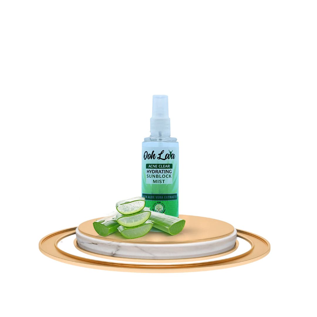 Ooh Lala Power Glow Hydrating Sun Block Mist - Aloe Vera