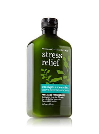 Bath and Body Works Stress Relief Antistress Eucalyptus Spearmint Body and Shine Conditioner