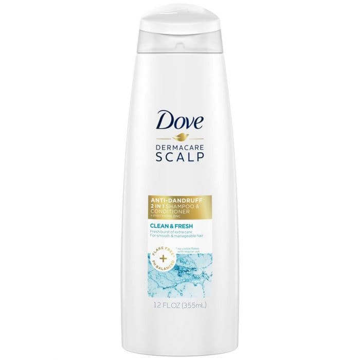 Dove Dermacare Scalp Anti Dandruff 2 in 1 Shampoo & Conditioner Clean & Fresh 355ml