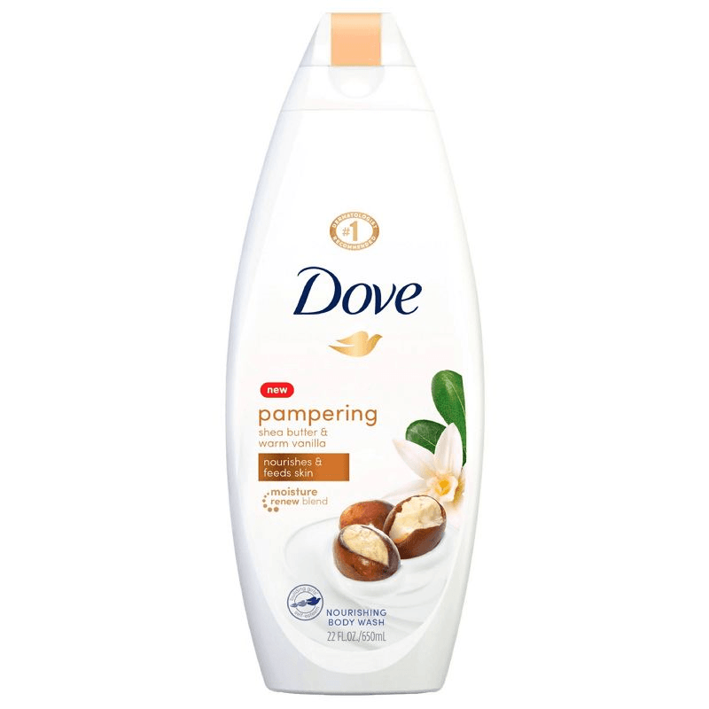 Dove Pampering with Shea Butter & Warm Vanilla Nourishing Body Wash 650ml