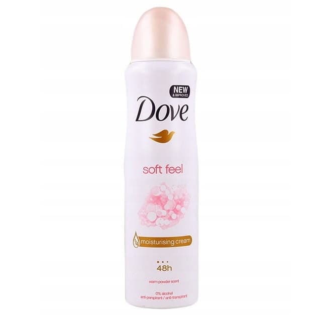 Dove Soft Feel Warm Powder Antiperspirant Deodorant Spray 150ml