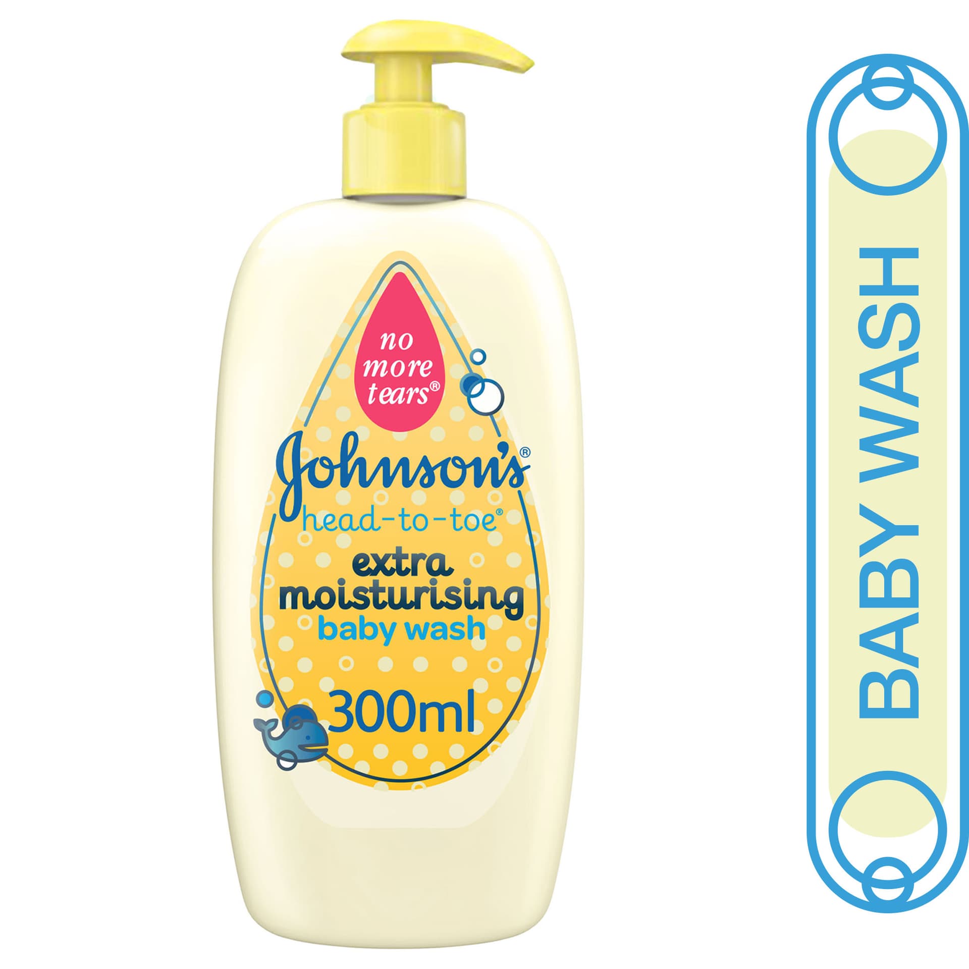 Johnson's Baby Wash Head to Toe Extra Moisturising 300ml