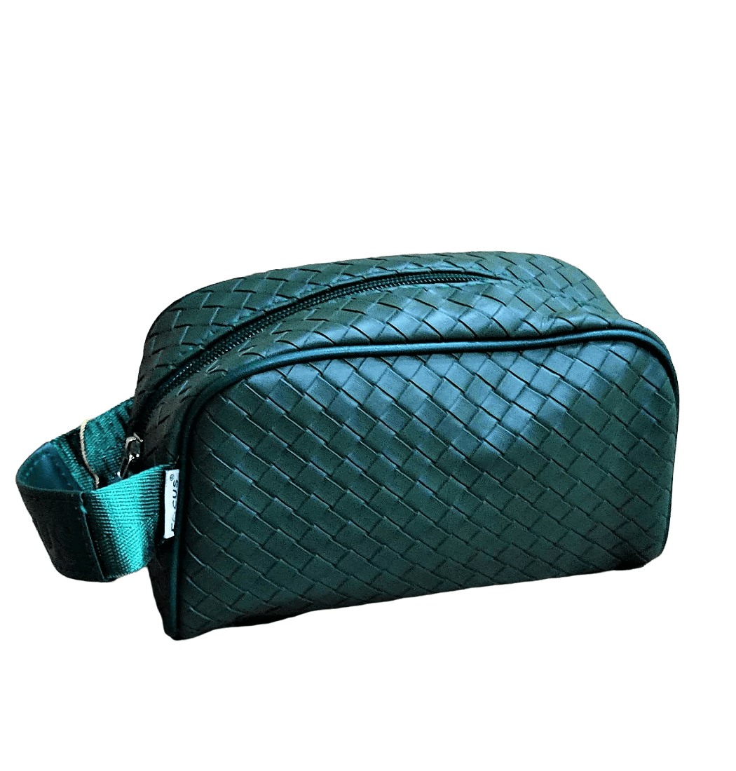 Leather Bag Small Pouch Style - Green