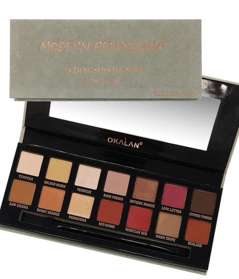 Okalan Modern Renaissance 14 Color Eyeshadow Palette