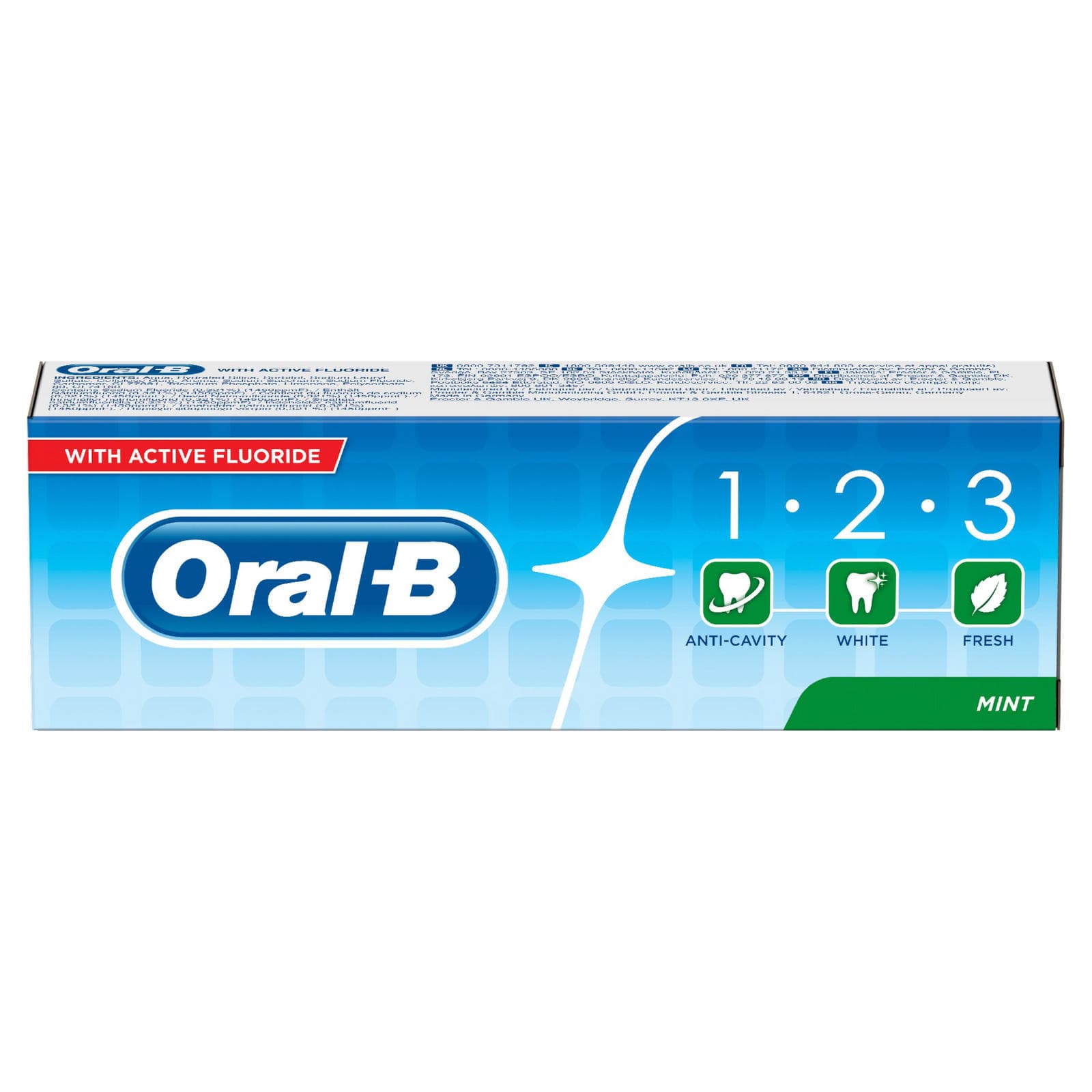 Oral-B 123 Fresh Mint Toothpaste 100ml
