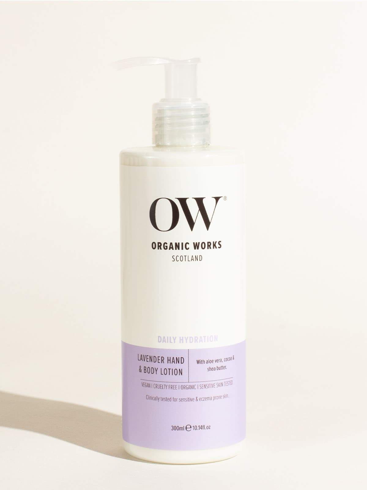 Organic Works Lavender Hand & Body Lotion 300ml